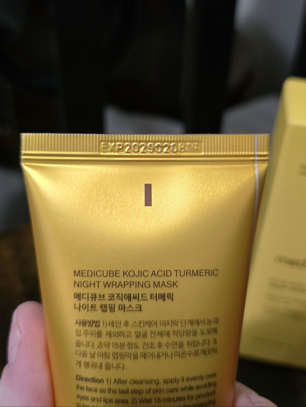 Medicube Kojic Acid Turmeric Night Wrapping Mask - Picture 5 of 6